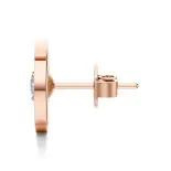 Kolczyki koła w różowym złocie AJK_029